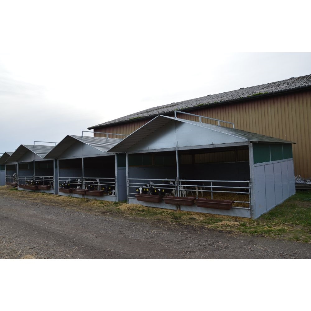 Kalvehytter og læskure